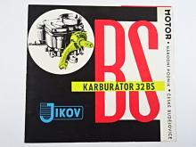 Jikov - karburátor 32 BS - prospekt - 1969 - Škoda