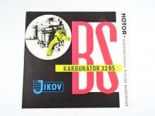 Jikov - karburátor 32 BS - prospekt - 1969 - Škoda
