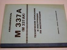 Avia - Motor M 337 A (M 337 AK) - technický popis, návod - Omnipol
