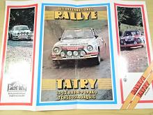 Rallye Tatra - informácie o XIII. ročníku - 12. - 13. 9. 1981 - Poprad - leták