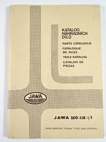 JAWA 350/638-5/0 - katalog náhradních dílů