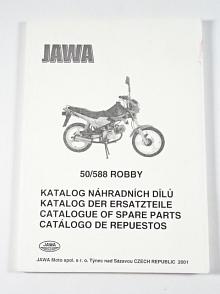 JAWA 50/588 Robby - katalog náhradních dílů - 2001