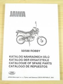 JAWA 50/588 Robby - katalog náhradních dílů - 2001