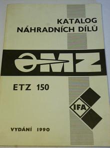 MZ ETZ 150 - katalog náhradních dílů - 1990 - Mototechna