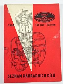 JAWA-ČZ 125/355/0, 175/356/0 - seznam náhradních dílů - 1962