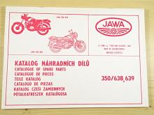 JAWA 350/638, 639 - 1991 - katalog náhradních dílů
