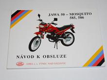 JAWA 50 – Mosquito 585, 586 - návod k obsluze - 1995