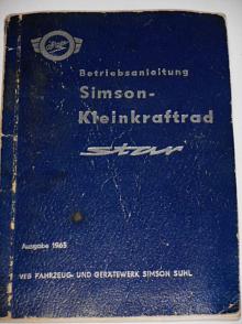 Simson - Kleinkraftrad Star - 1965 - Betriebsanleitung