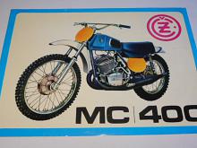ČZ MC 400 - 981/04 - Motocross - Motokov - 1973 - prospekt