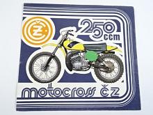 ČZ 250/997.2 motokros speciál - 1977 - prospekt