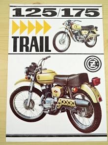 ČZ 125/481, 175/482 - Trail - Motokov - prospekt - 1976