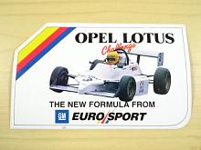 Opel Lotus The New Formula From GM Euro Sport - samolepka