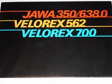 JAWA 350/638.0, Velorex 562, 700 - 1985 - prospekt - rusky