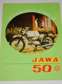 JAWA 50 - 20, 21, 23 - Mototechna - 1974 - prospekt - S padesátkou ve dvou