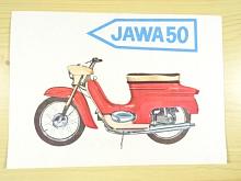 JAWA 50 typ 20 - prospekt - Motokov