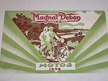 Magnat Debon - Motos 1938 - prospekt