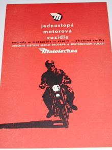 Mototechna - jednostopá motorová vozidla - prospekt - 1959