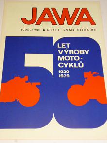 JAWA 50 let výroby motocyklů - 1920-1980 - prospekt