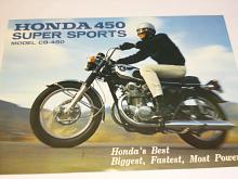 Honda 450 super sports model CB-450 - prospekt