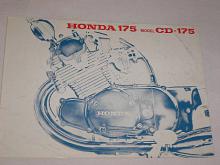 Honda 175 model CD-175 - 1967 - prospekt