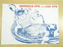 Honda 175 model CD-175 - 1967 - prospekt