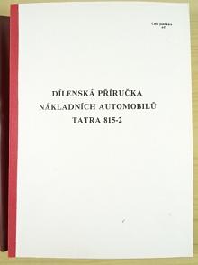 Tatra 815-2 - dílenská příručka nákladních automobilů - 1990 + Tatra 815-2 speciální nářadí