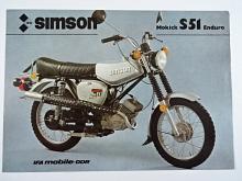 Simson Mokick S 51 Enduro - 1986 - prospekt