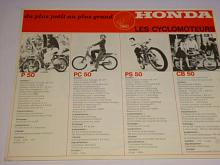 Honda les cyclomoteurs les velomoteurs les motos - prospekt