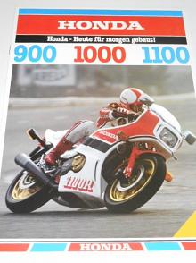 Honda 50, 250, 750, 900, 1000, 1100 - 1982 - prospekt - Honda Suisse