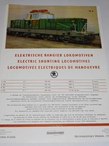 Škoda Plzeň 33 E - Elektrische Rangier Lokomotiven - prospekt