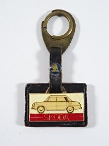 Škoda 1000 MB - 20 let Mototechna - přívěsek na klíče - 1969