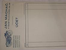 Jan Machač - Častolovice - zastoupení JAWA - účet - JAWA 350 OHV