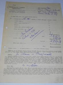 JAWA 175 - 1934 - objednávka + potvrzení