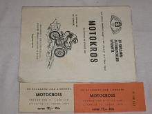 Litomyšl - motokros - 12. 8. 1979 - program + vstupenky