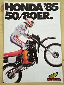 Honda 1985 - 50/80 Er. - prospekt