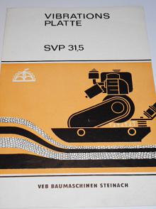 Vibrations Platte SVP 31,5 - prospekt - 1963