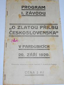 Zlatá přilba Československa - 1929, 1930, 1931, 1932, 1933, 1934, 1935, 1936 - programy