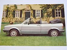 Karmann - VW-Golf Cabriolet - pohlednice
