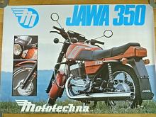 JAWA 350/638 - Mototechna - plakát - 1986