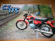 ČZ 175/487 - Mototechna - plakát - 1989
