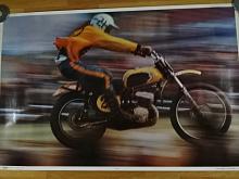 ČZ motocross - plakát - 1972
