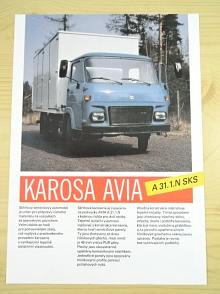 Karosa Avia A 31.1.N SKS - prospekt
