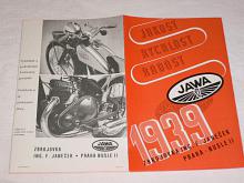 JAWA 1939 - 100, 175, 250, 350 OHV - prospekt - REPRINT!!!