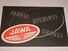 JAWA 1939 - 100, 175, 250, 350 OHV - prospekt - REPRINT!!!