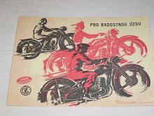 ČZ 125/150 C, Jawa 250, 350, 500 OHC - prospekt - REPRINT!!!