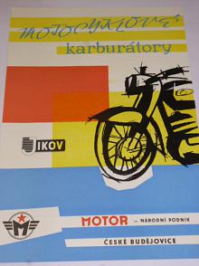 Motocyklové karburátory Jikov - leták - 1962