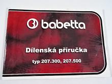 Babetta - dílenská příručka - typ 207-300, 207-500 - moped - JAWA
