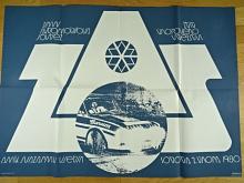 Zimní automobilová soutěž - Štít únorového vítězství - 2. 2. 1980 - AMK Svazarmu Vsetín - plakát