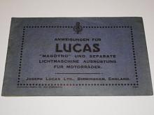 Lucas Magdyno und separate Lichtmaschine ausrüstung