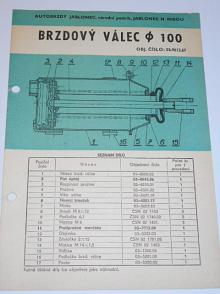 Pal autobrzdy - brzdový válec průměr 100 - prospekt